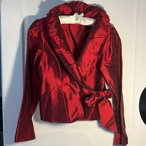 Sunny Leigh Red Silk Garment